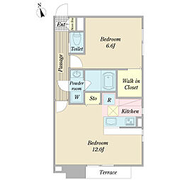間取図画像 1LDK