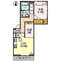 物件の間取り