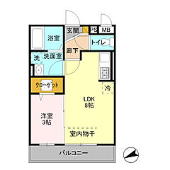 物件の間取り