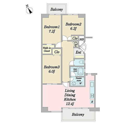 間取り グランドメゾン津田沼 9階/-
