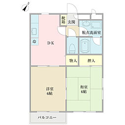間取図画像 2DK