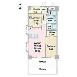 間取図画像 1SLDK