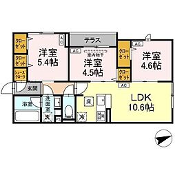 間取図画像 3LDK