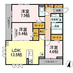 間取図画像 3LDK