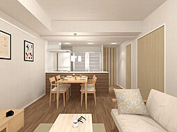 ＬＡＴＴＩＣＥ東松戸 0601 6階2LDKのリビング/ダイニング