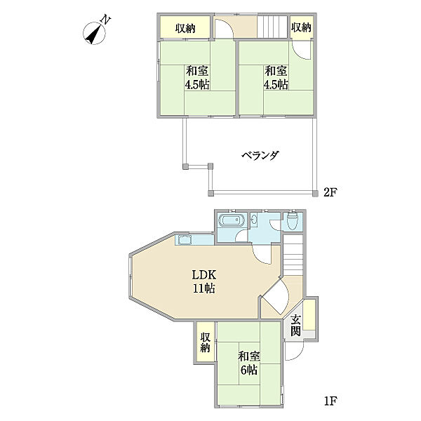 間取りを拡大表示