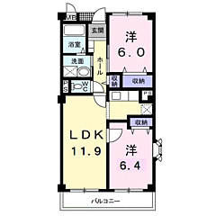 物件の間取り