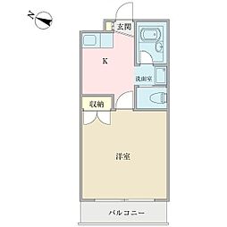 Viola 1Kの間取図画像