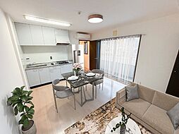 コンフォール新小岩 4階1LDKのリビング/ダイニング