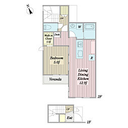 間取図画像 1LDK