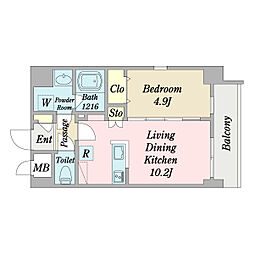 ＦＥＬＩＣＥ 1階1LDKの間取り