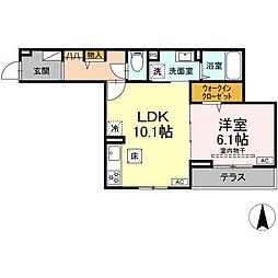 間取図画像 1LDK