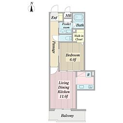 間取図画像 1LDK