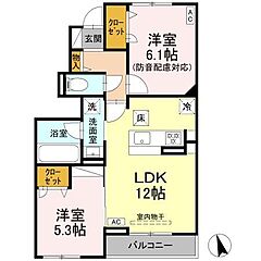 物件の間取り