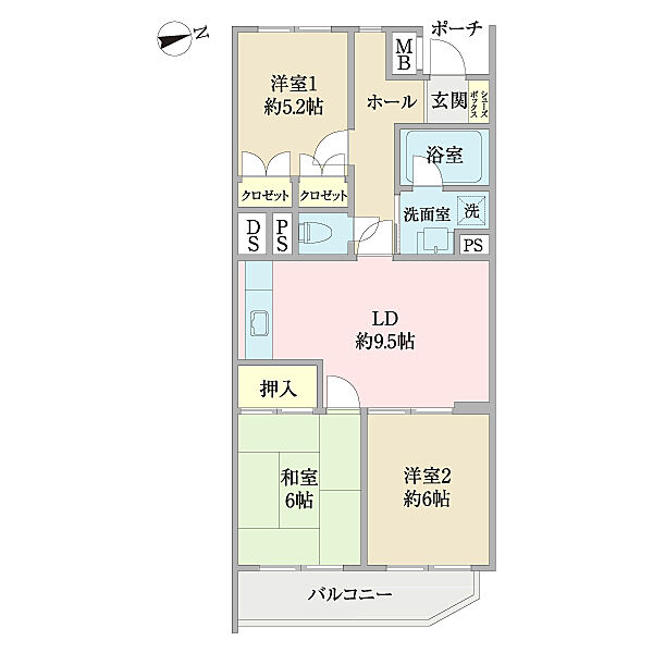 間取りを拡大表示