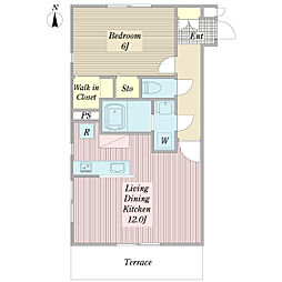 間取図画像 1LDK