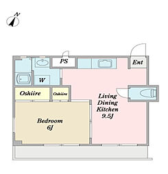 間取図画像 1LDK