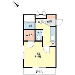 スノーヴァル・ヴィラ 1Kの間取図画像