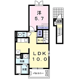 間取図画像 1LDK