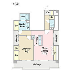 間取図画像 1LDK