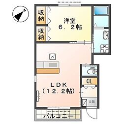 間取図画像 1LDK