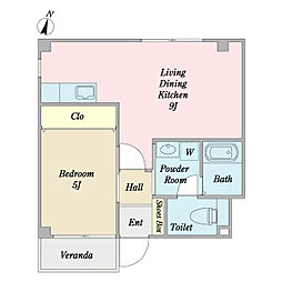 間取図画像 1LDK