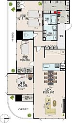 間取図画像 3LDK