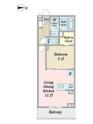 間取図画像 1LDK