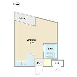 間取図画像 ワンルーム