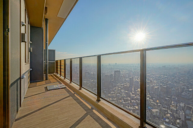 バルコニー パークタワー西新宿 40階/-