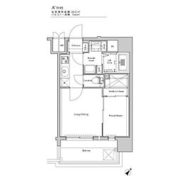 ネストピア東比恵駅前IV 2Kの間取図画像