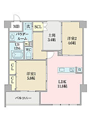 物件の間取り