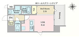 Nudgeone.大濠公園 1LDKの間取図画像