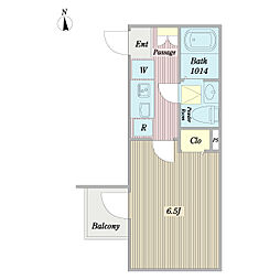 グレース・Ｋ 1階1Kの間取り