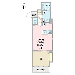 PACERYOUGOKU 1LDKの間取図画像