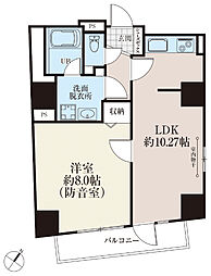 ＶＯＲＴ白山レジデンス 5階1LDKの間取り