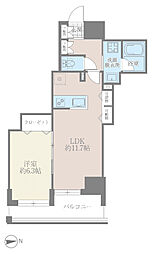 Bell Primvere 1LDKの間取図画像