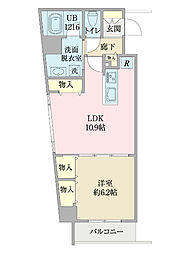 ＬＵＯＮＴＯ（ルオント） 3階1LDKの間取り