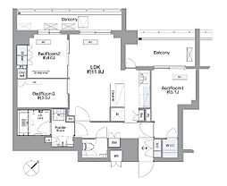 間取図画像 3LDK