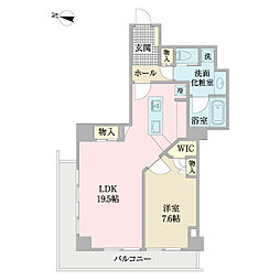 恵比寿ガーデンテラス壱番館 1LDKの間取図画像