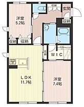 クロワールＦ 103 ｜ 栃木県佐野市茂呂山町（賃貸アパート2LDK・1階・61.75㎡） その2