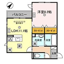 Farouche 105 ｜ 滋賀県大津市本堅田4丁目17-5（賃貸アパート1LDK・1階・48.71㎡） その2