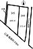 区画図：土地面積：1216.00？（367.84坪）　　345番西側644？（194.81坪）/　344番東側572？（173.03坪）