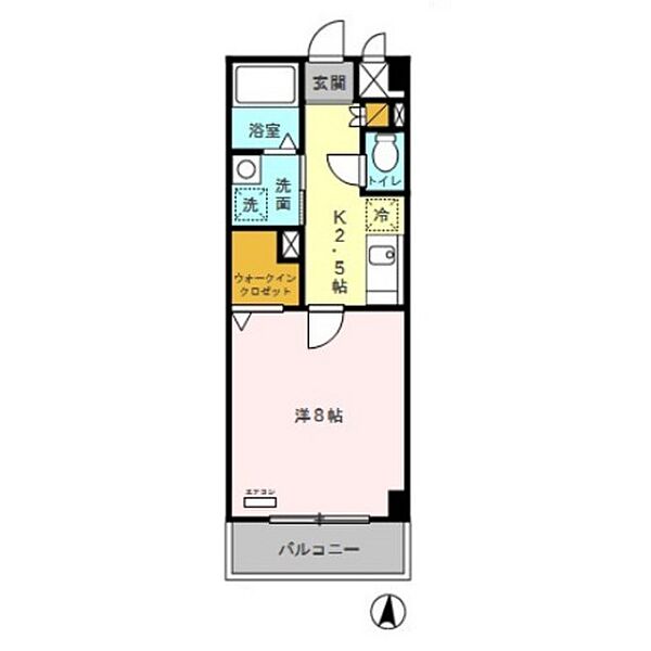 埼玉県さいたま市北区日進町3丁目(賃貸マンション1K・2階・30.14㎡)の写真 その2