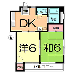 間取図画像 2DK