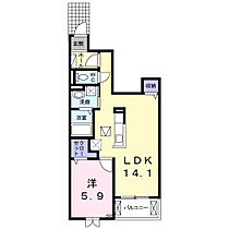 アンソレイエ 102 ｜ 埼玉県南埼玉郡宮代町本田2丁目2番12号（賃貸アパート1LDK・1階・48.50㎡） その2