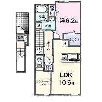 ロータスパークＣ 202 ｜ 埼玉県蓮田市大字黒浜2803-1（賃貸アパート1LDK・2階・51.63㎡） その2