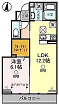 Casa date B 105 ｜ 埼玉県白岡市白岡（賃貸アパート1LDK・1階・42.96㎡） その2