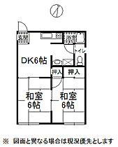 長野県岡谷市本町3丁目（賃貸アパート2DK・1階・46.37㎡） その2