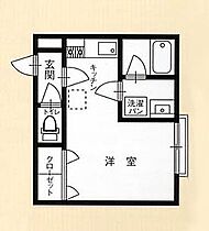 ＤＩ青柳Ｃ棟  ｜ 栃木県大田原市中央2丁目（賃貸アパート1R・1階・24.84㎡） その2